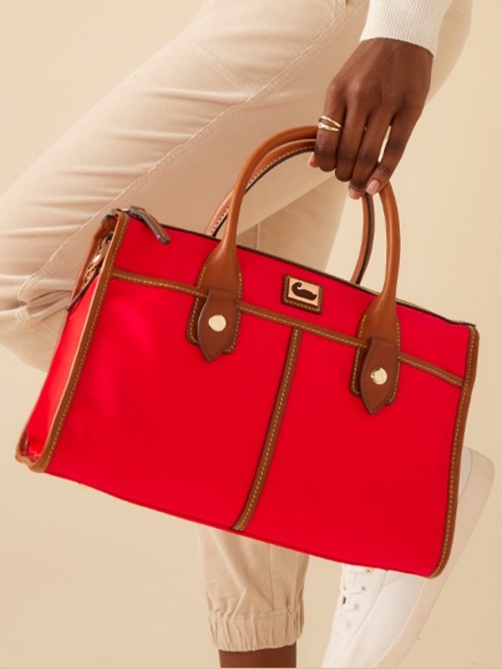 Dooney & Bourke Handbags - Like New Dooney & Bourke Glowing Red Handbag